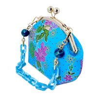 Acrylic Chain Handle Clasp Sling Bag - Kawa