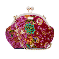 30% OFF - Acrylic Chain Handle Clasp Sling Bag - Mott