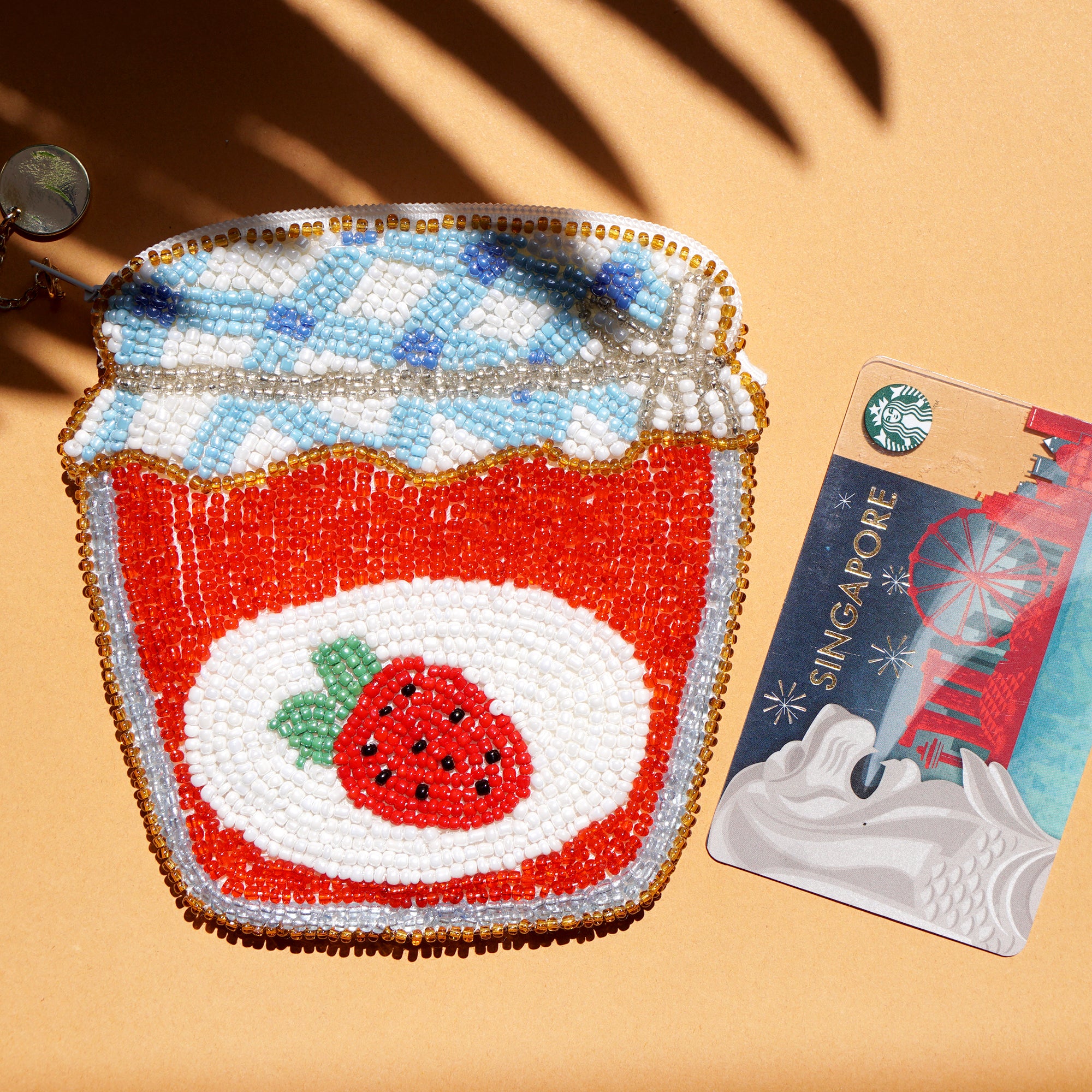 Beaded Coin Purse - Jam Jar