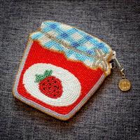 Beaded Coin Purse - Jam Jar