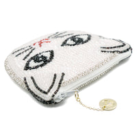 Beaded Coin Purse - Egypt Cat