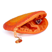 Beaded Coin Purse - Orange