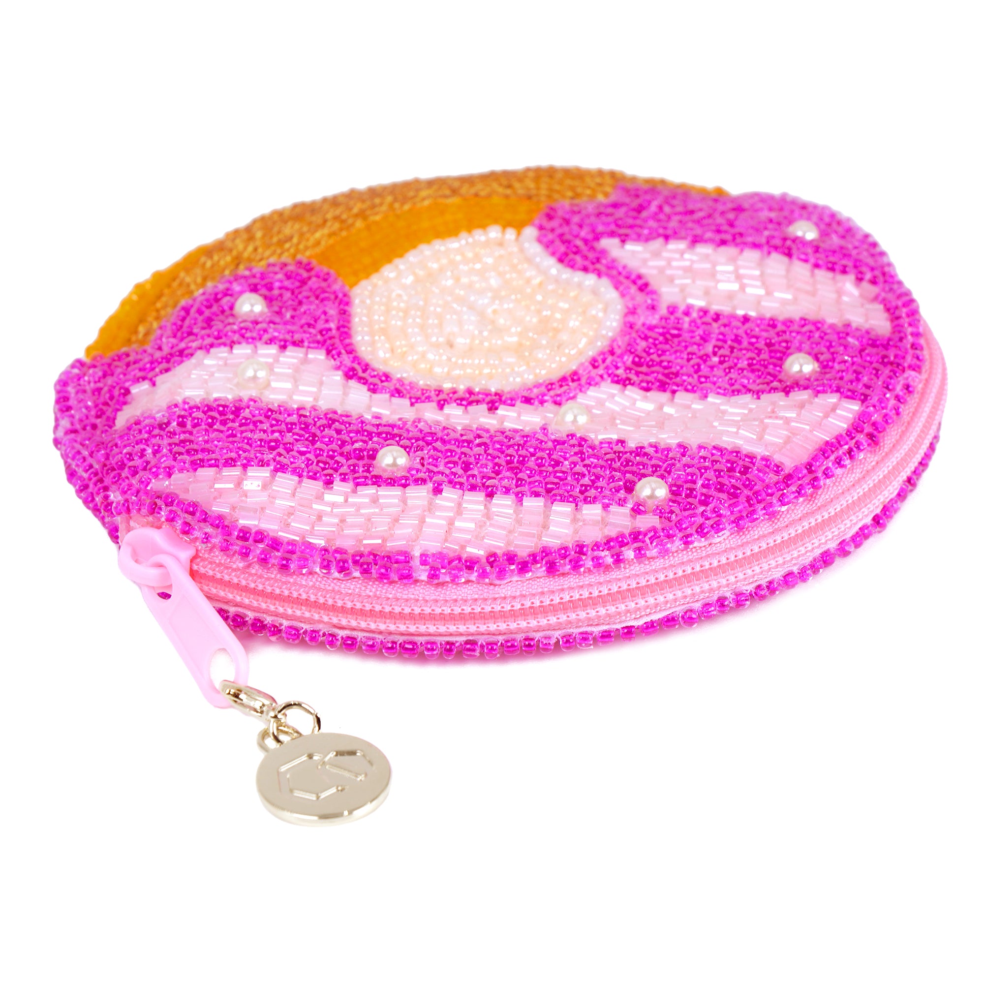 Beaded Coin Purse - Donut