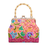 Bamboo Top Handle Bag - Revolving Dream