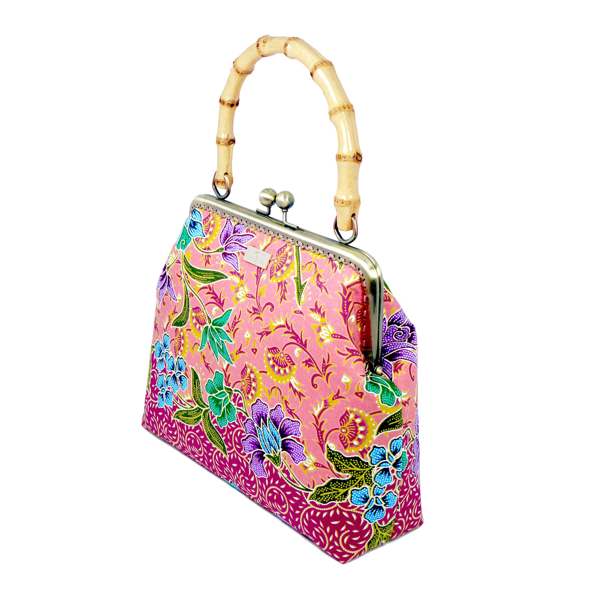 Bamboo Top Handle Bag - Revolving Dream