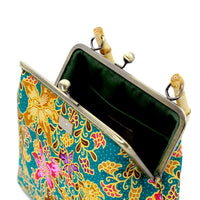 Bamboo Top Handle Bag - Orchid