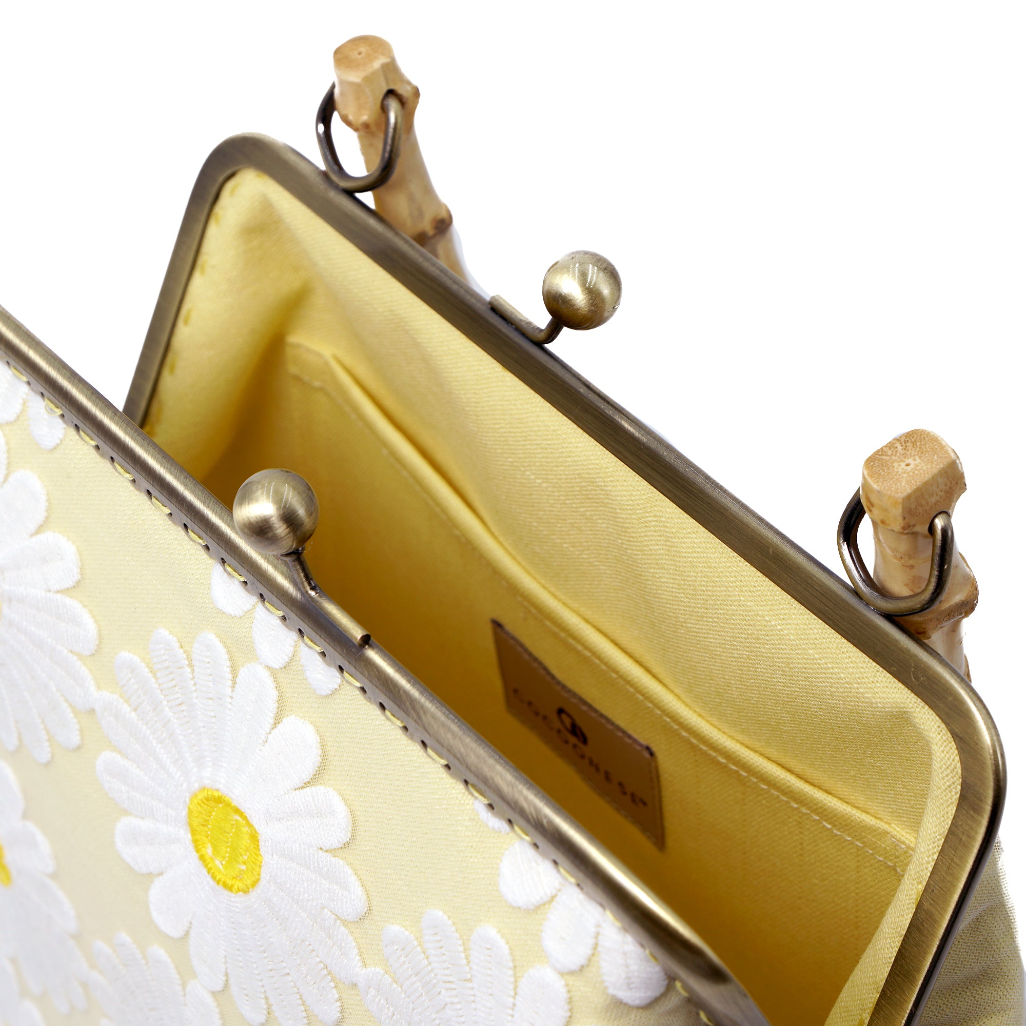 30% OFF - Bamboo Top Handle Bag - Sunny Day