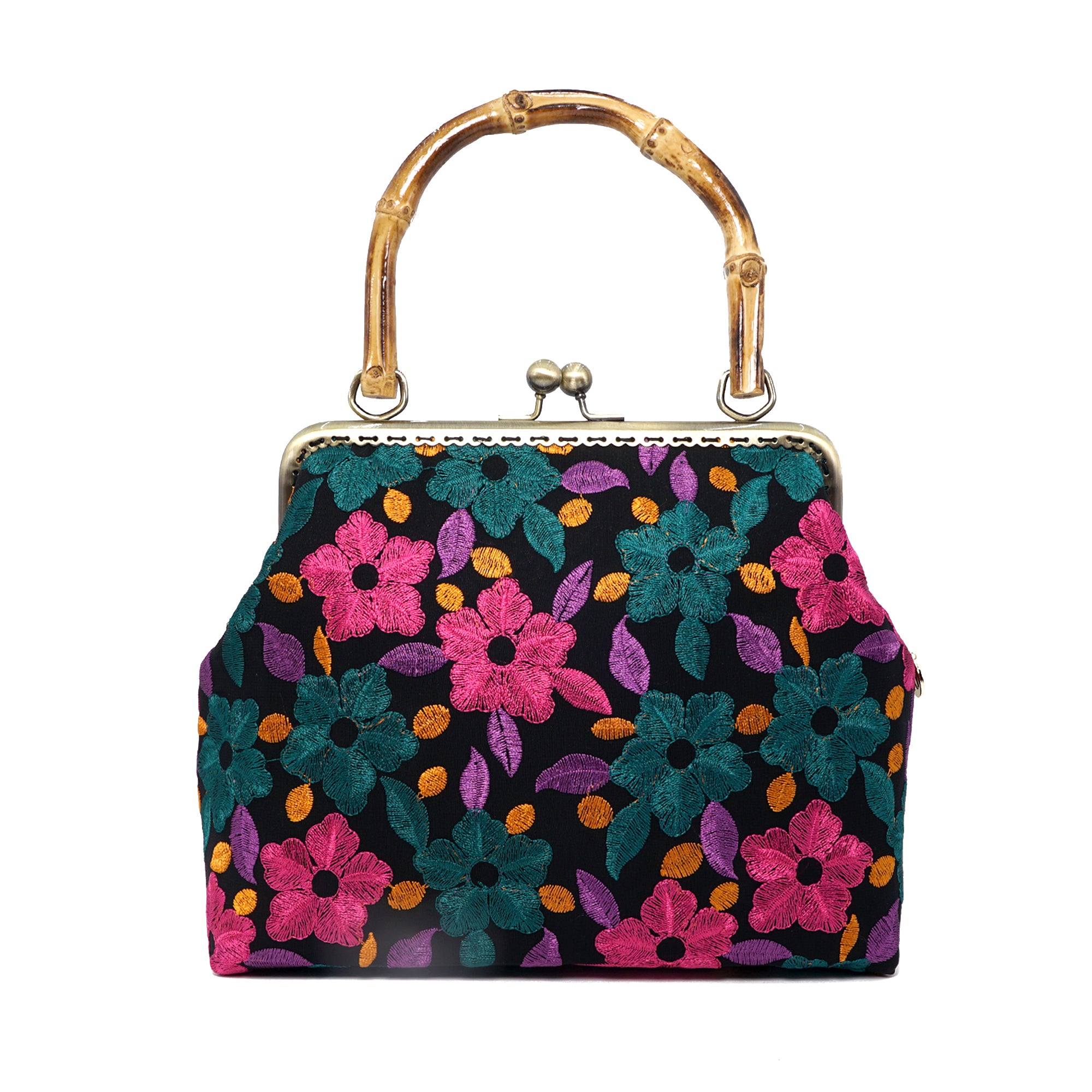 30% OFF - Bamboo Top Handle Bag - Rossana