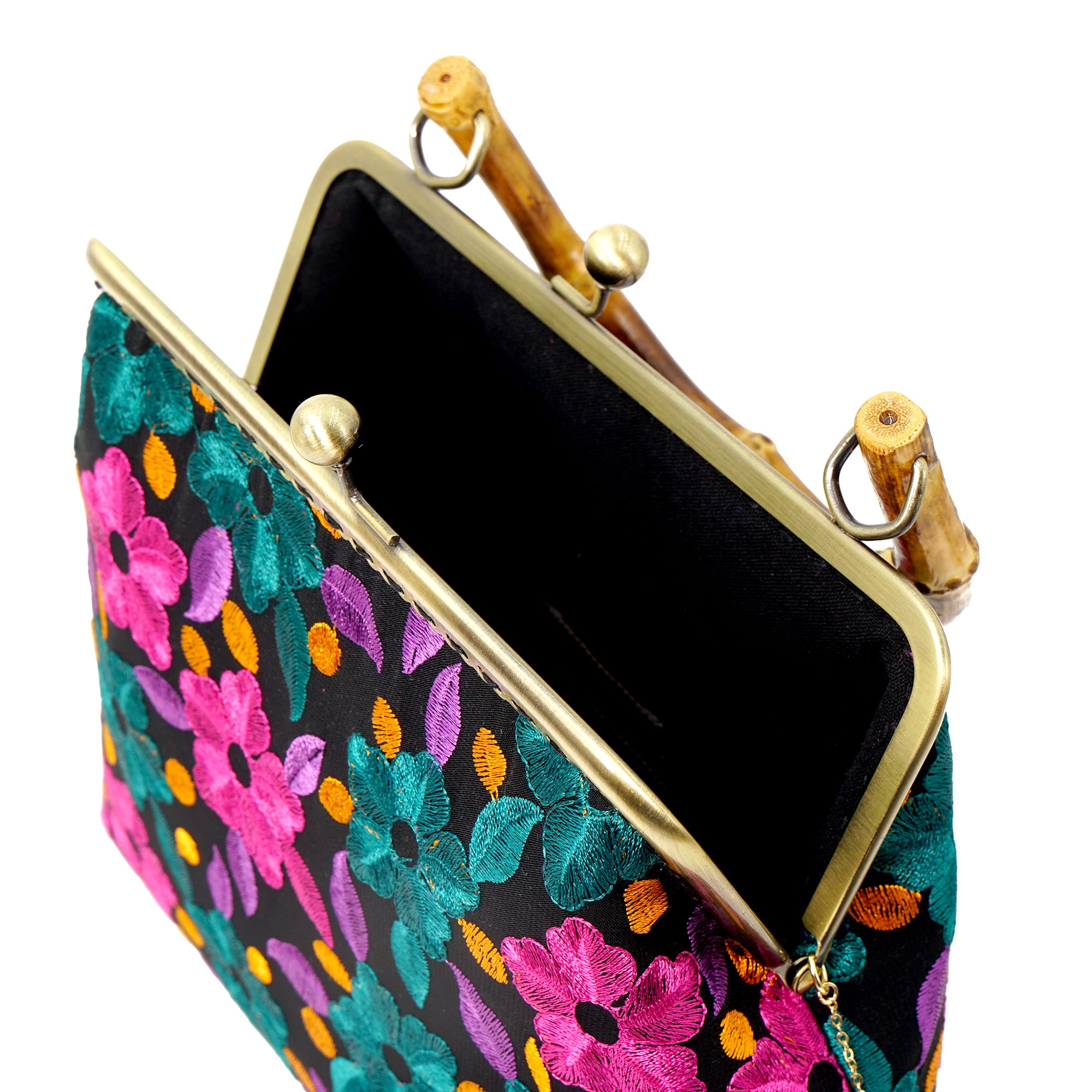 30% OFF - Bamboo Top Handle Bag - Rossana