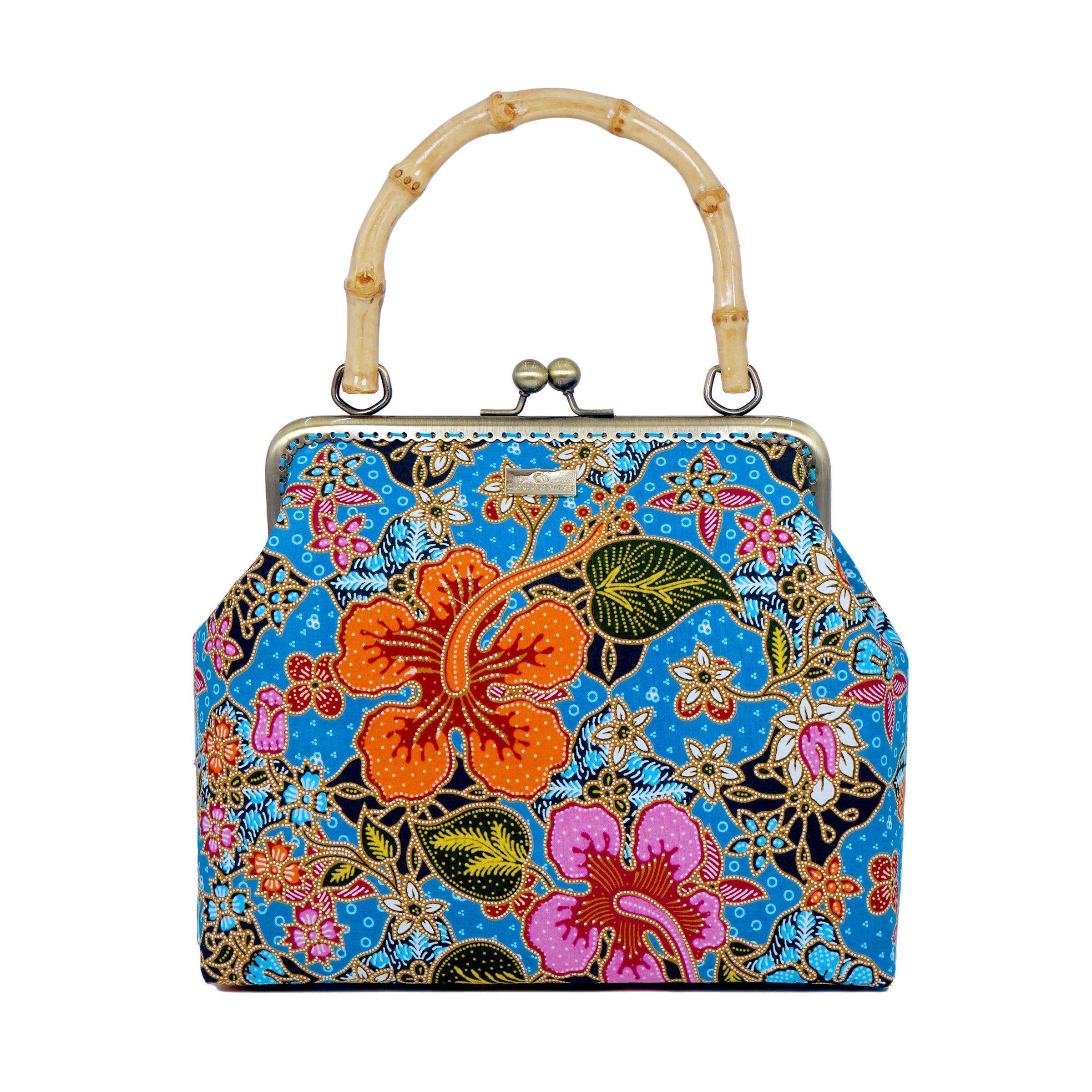 Bamboo Top Handle Bag - Jlamprang