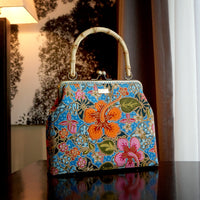 Bamboo Top Handle Bag - Jlamprang