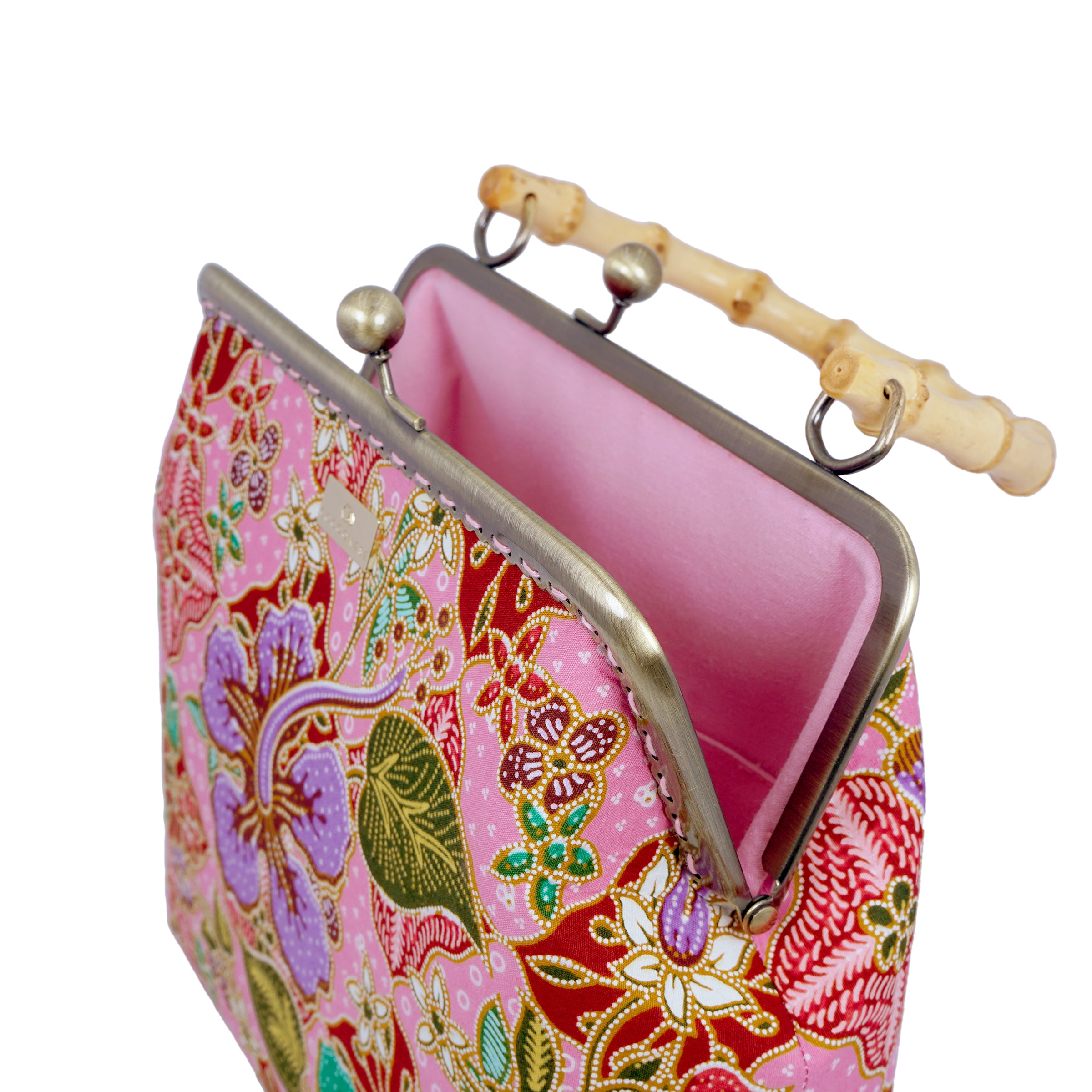 Bamboo Top Handle Bag - Jlamprang