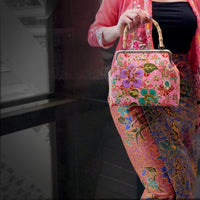 Bamboo Top Handle Bag - Jlamprang