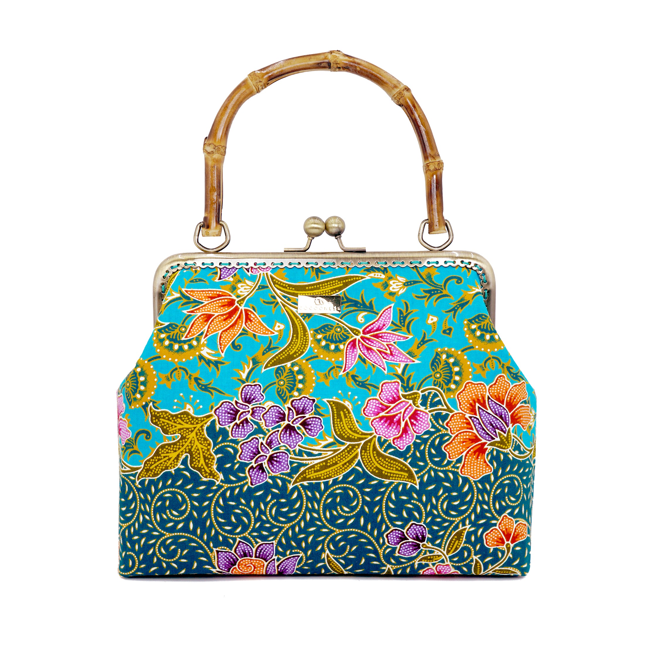 Bamboo Top Handle Bag - Revolving Dream