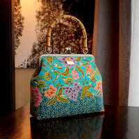 Bamboo Top Handle Bag - Revolving Dream