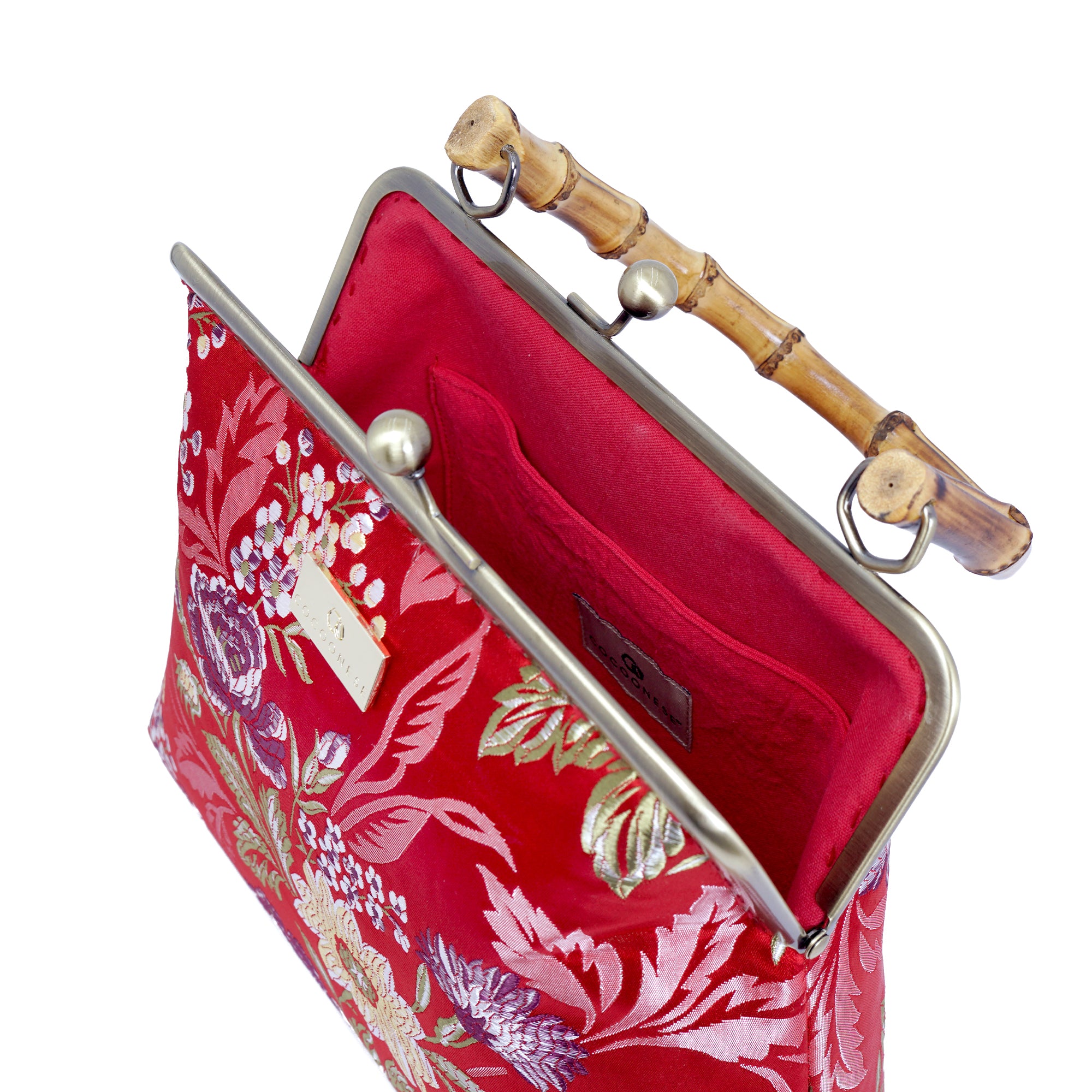 30% OFF - Bamboo Top Handle Bag - Happy Family