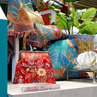 30% OFF - Bamboo Top Handle Bag - Happy Family