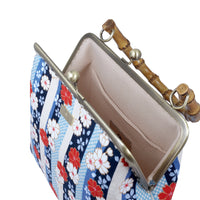 Bamboo Top Handle Bag - Kiku Archives