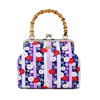 Bamboo Top Handle Bag - Kiku Archives