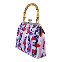 Bamboo Top Handle Bag - Kiku Archives