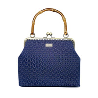 Bamboo Top Handle Bag - Under the Wave