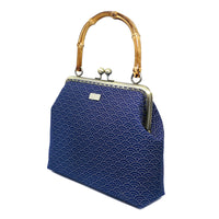Bamboo Top Handle Bag - Under the Wave