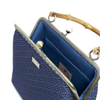 Bamboo Top Handle Bag - Under the Wave