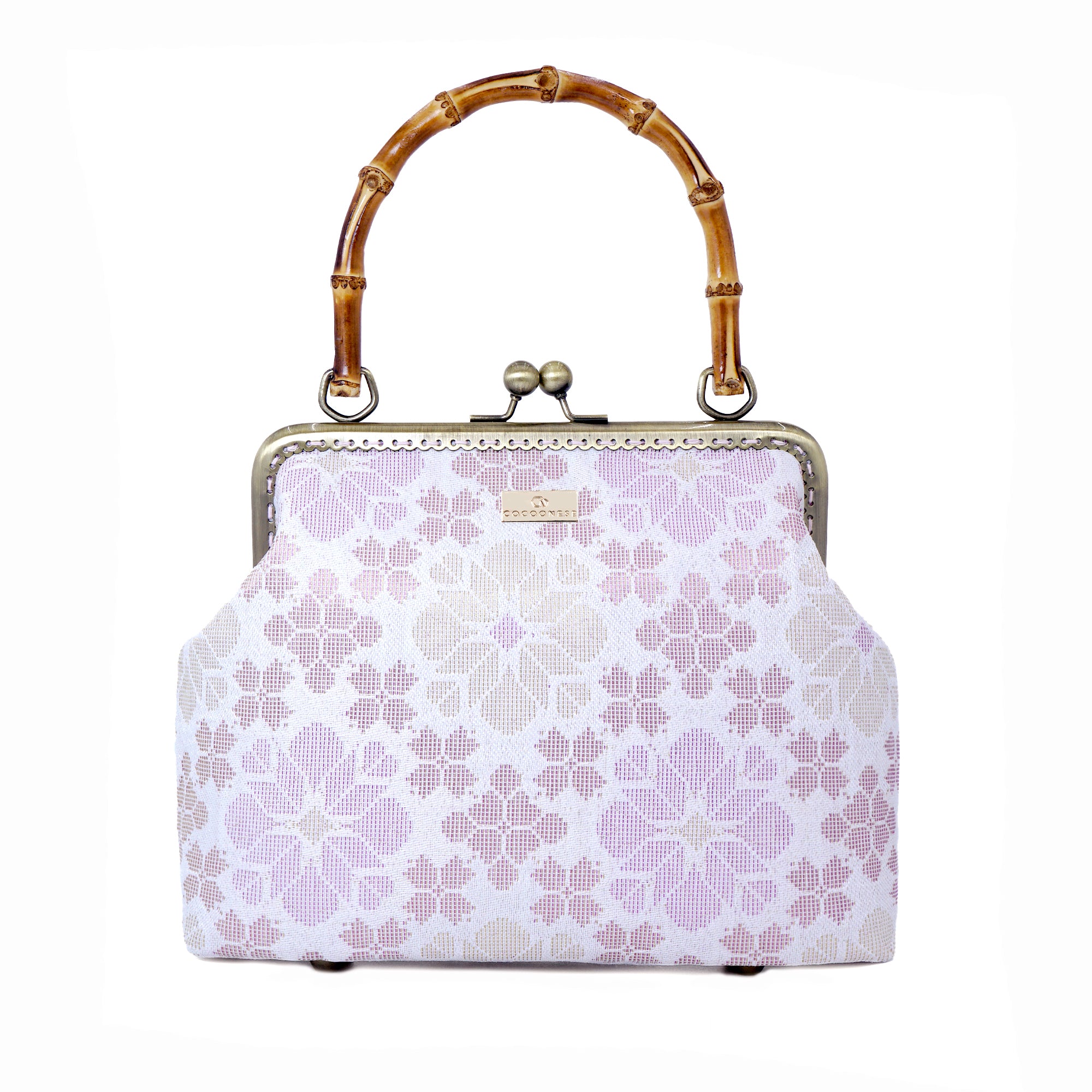 Bamboo Top Handle Bag - Ameera