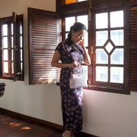 Bamboo Top Handle Bag - Ameera