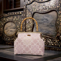 Bamboo Top Handle Bag - Ameera