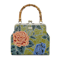 Bamboo Top Handle Bag - Casanova