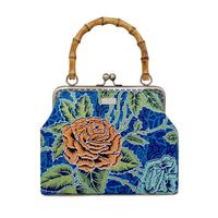 Bamboo Top Handle Bag - Casanova