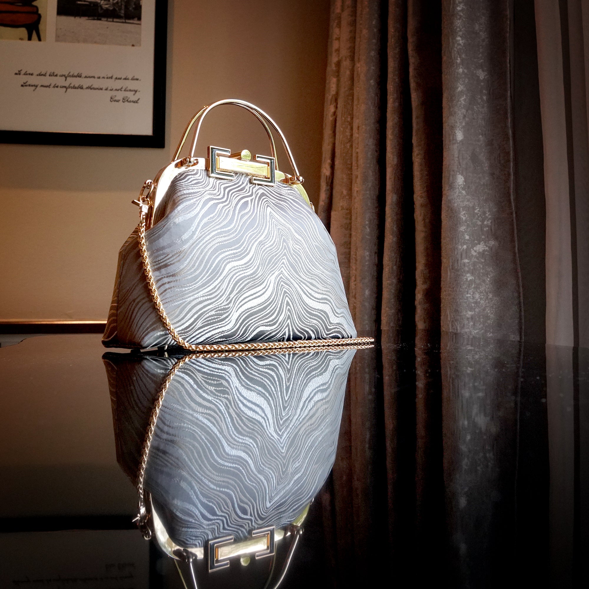 Clasp Crossbody Bag - Terrace Line