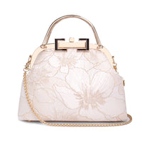 Clasp Crossbody Bag - Gold Lily