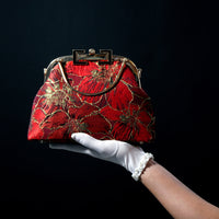 Clasp Crossbody Bag - Gold Lily