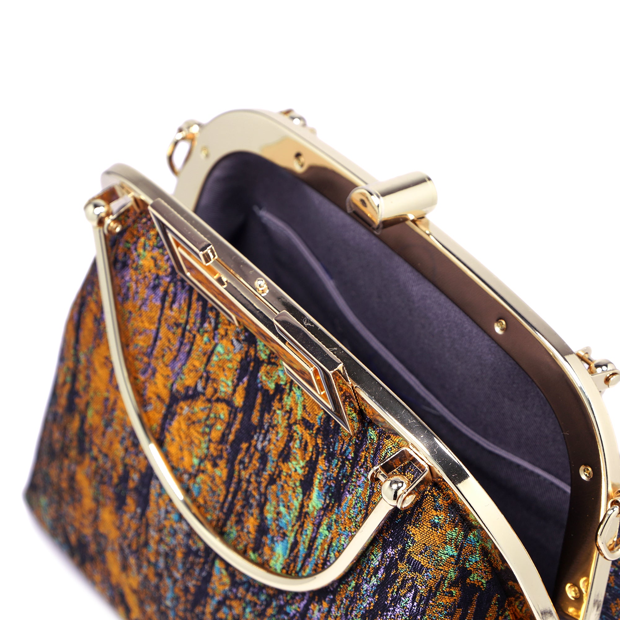 Clasp Crossbody Bag - Maple