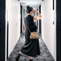 Clasp Crossbody Bag - Maple