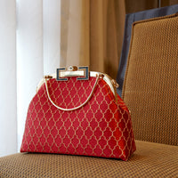 Clasp Crossbody Bag - Royal Crest