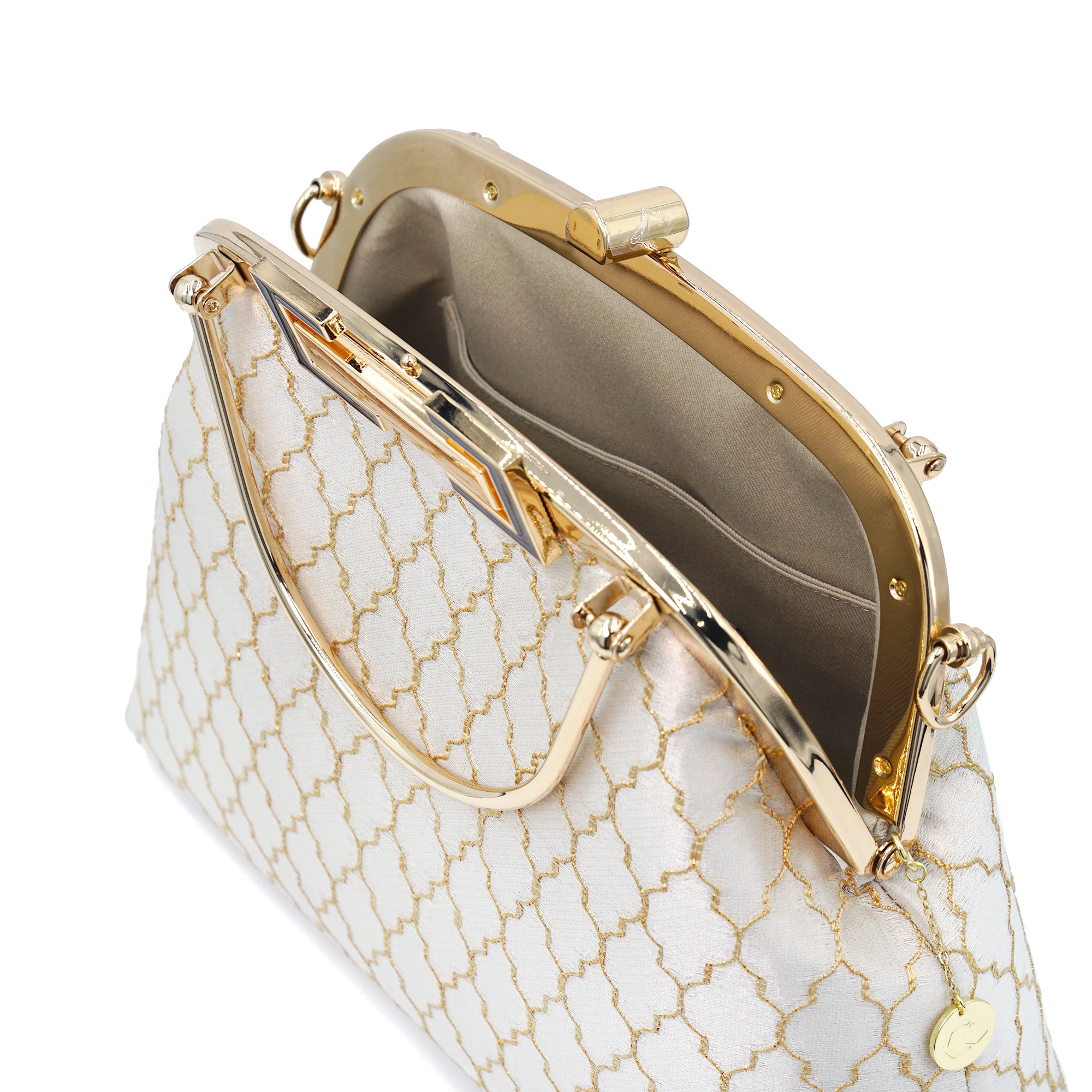 Clasp Crossbody Bag - Royal Crest