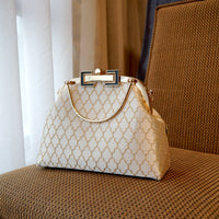 Clasp Crossbody Bag - Royal Crest