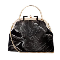 Clasp Crossbody Bag - Lotus Leaf