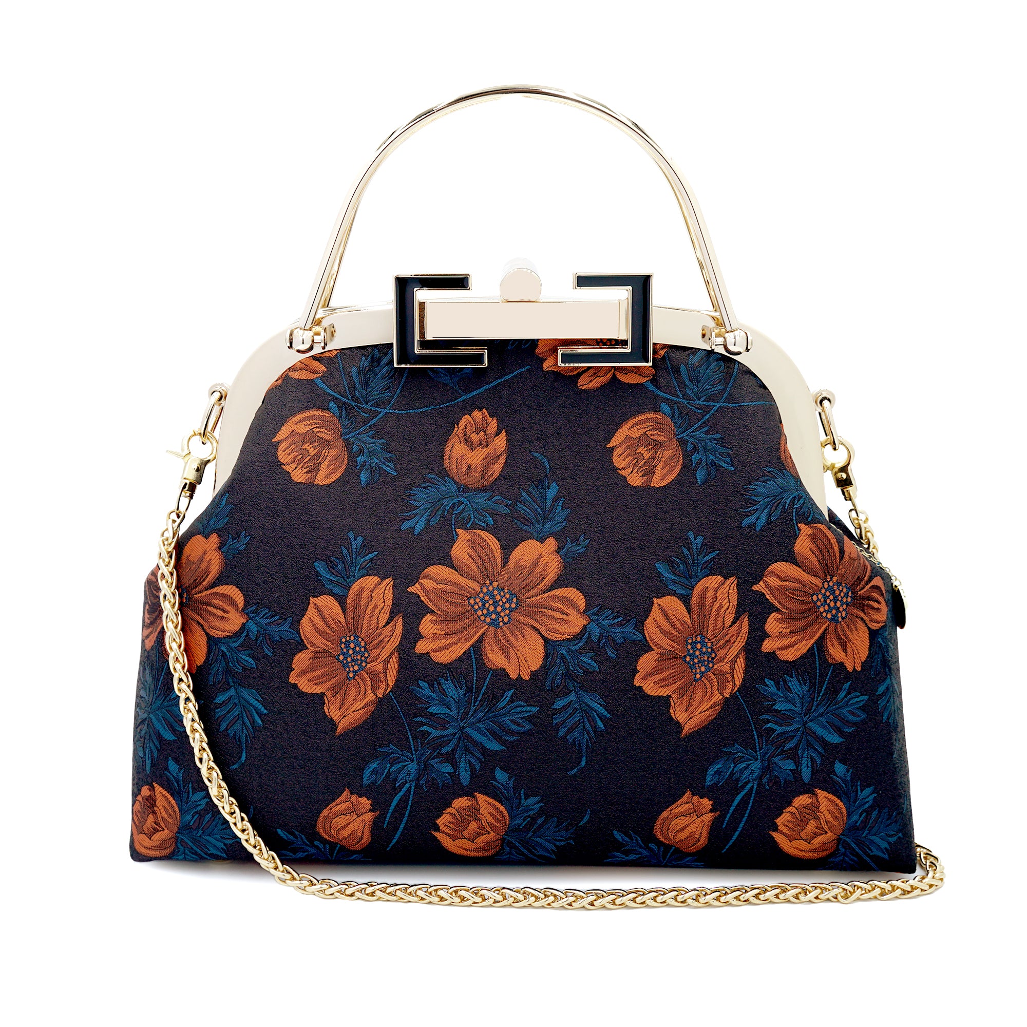 Clasp Crossbody Bag - Azalea