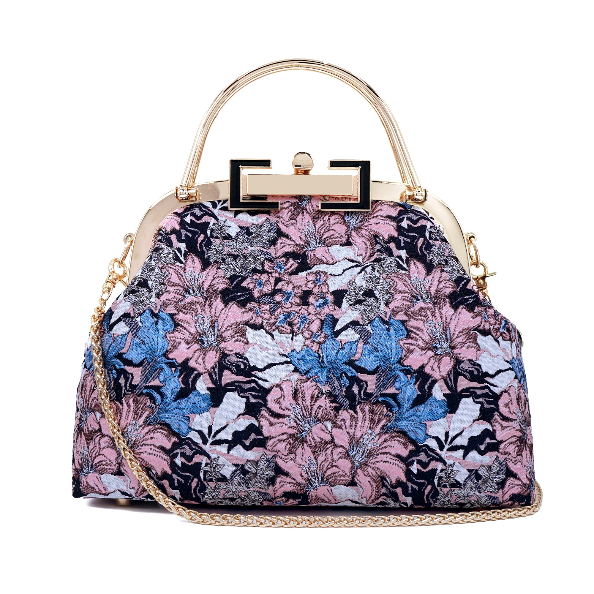 Clasp Crossbody Bag - Rika(PK)