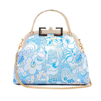 Clasp Crossbody Bag - Ocean Lace