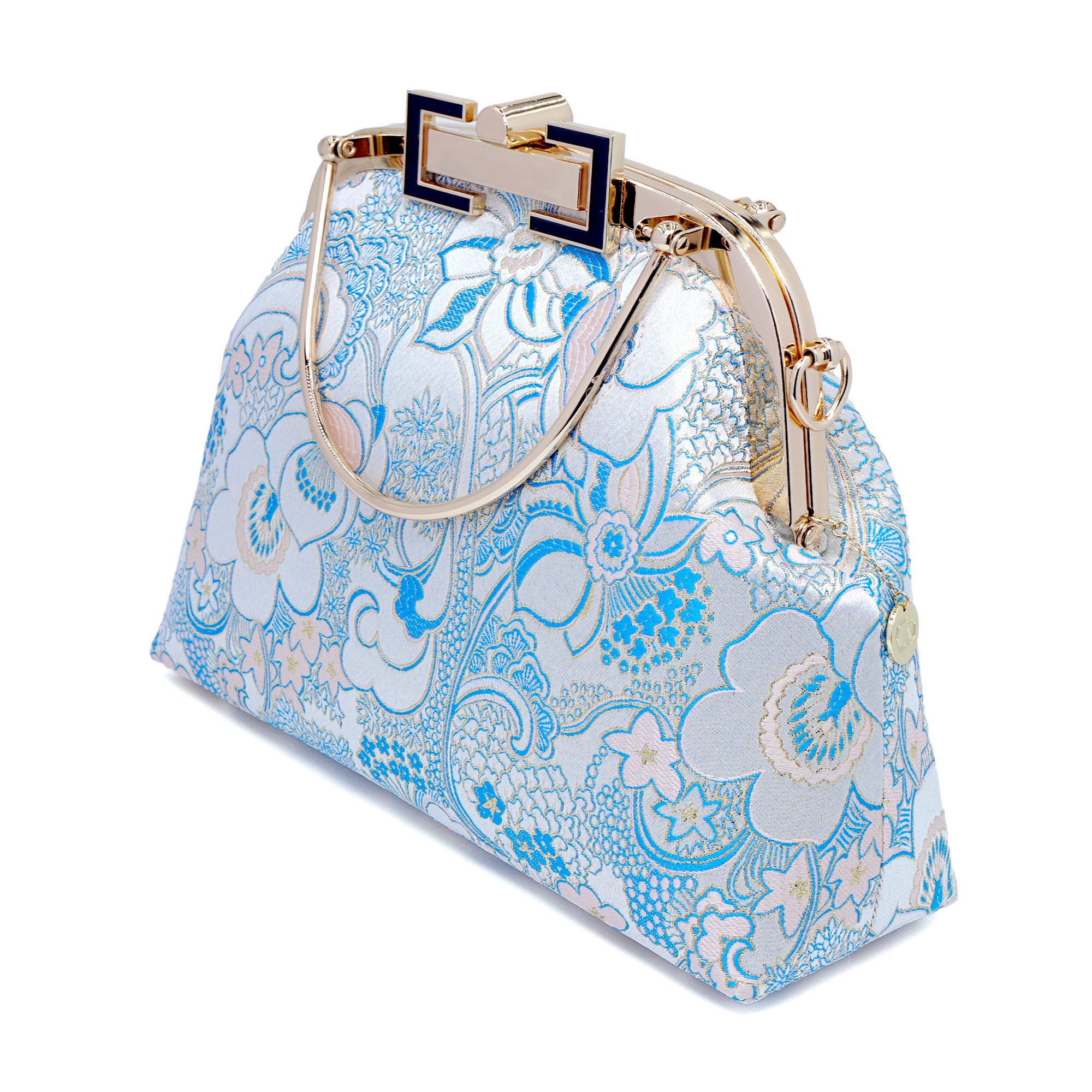 Clasp Crossbody Bag - Ocean Lace
