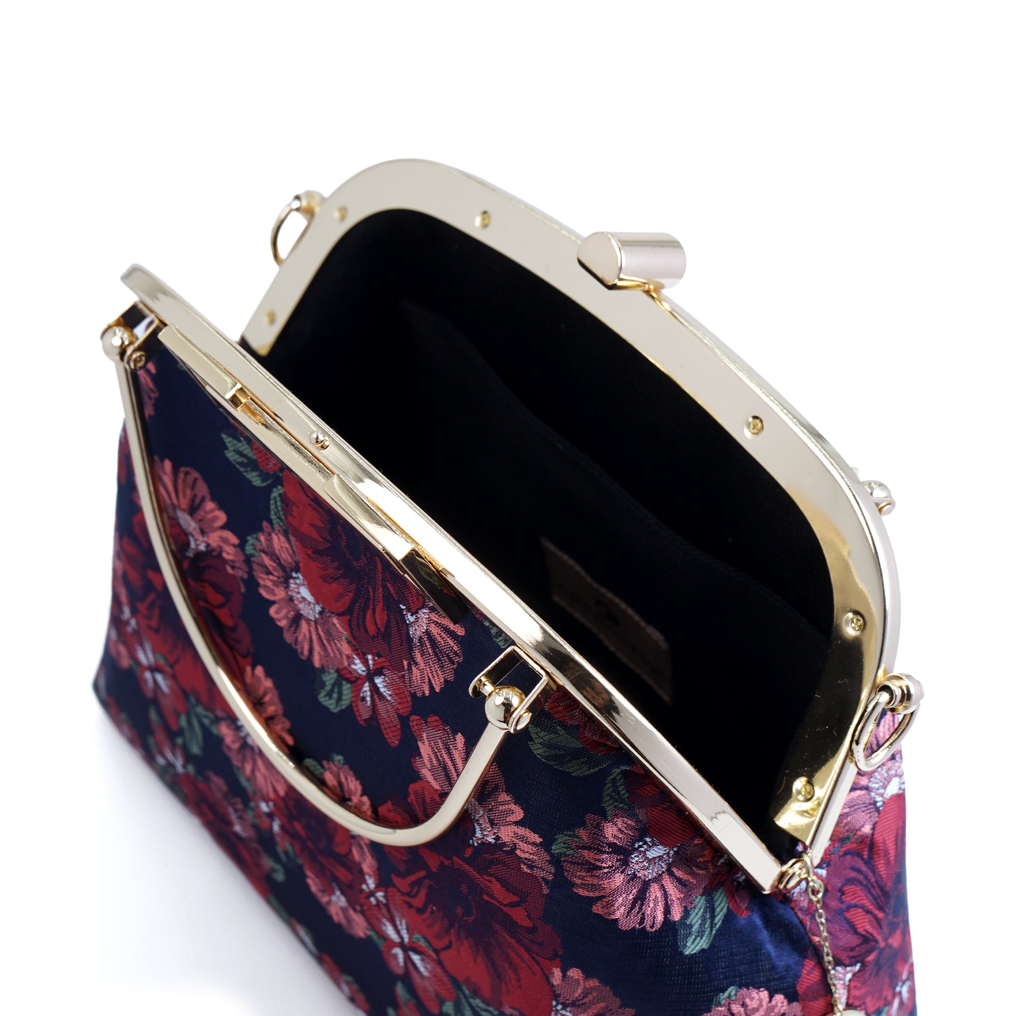Clasp Crossbody Bag -  Night Carnation