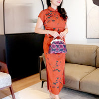 Clasp Crossbody Bag -  Night Carnation