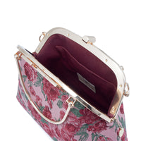 Clasp Crossbody Bag - Rose of Versailles