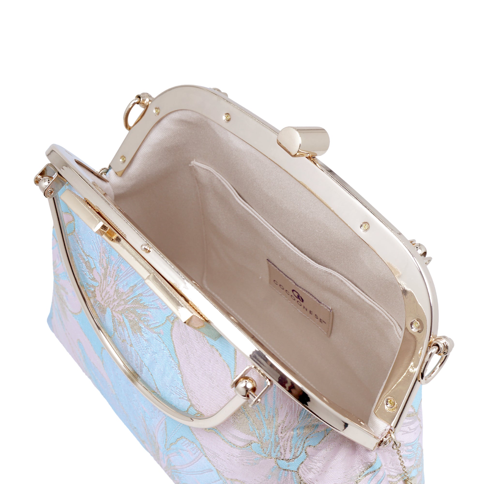 Clasp Crossbody Bag - Gold Lily