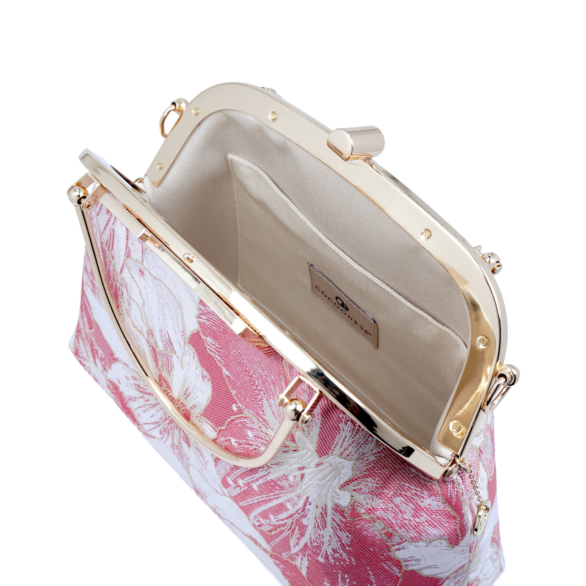 Clasp Crossbody Bag - Gold Lily